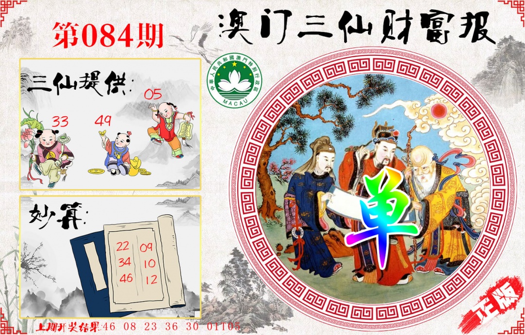 084期三仙财富报[图]